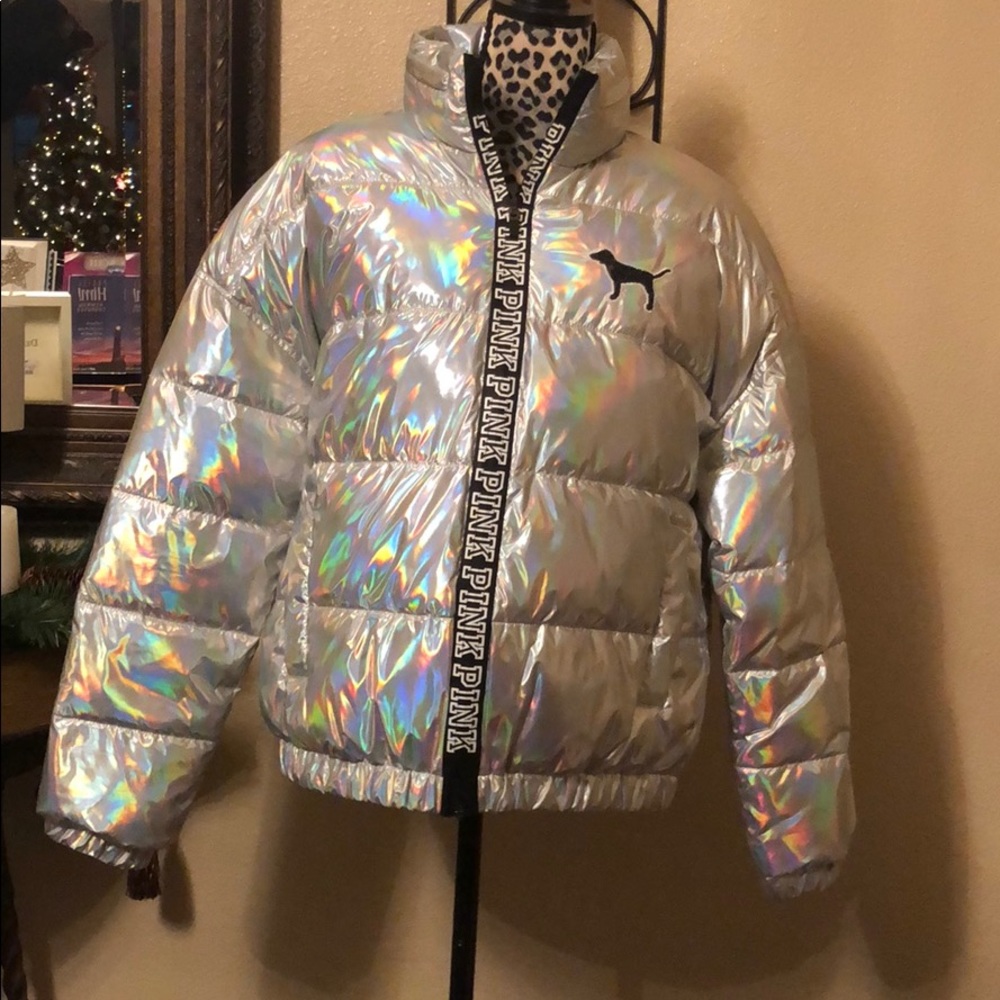 Victoria’s Secret Pink Silver Coat